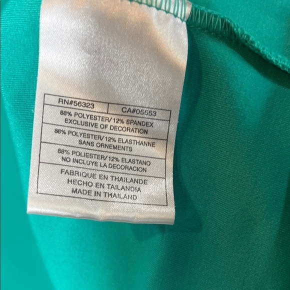 Nike Men's Teal and Navy Short Sleeve Tee - Picture 5 of 6